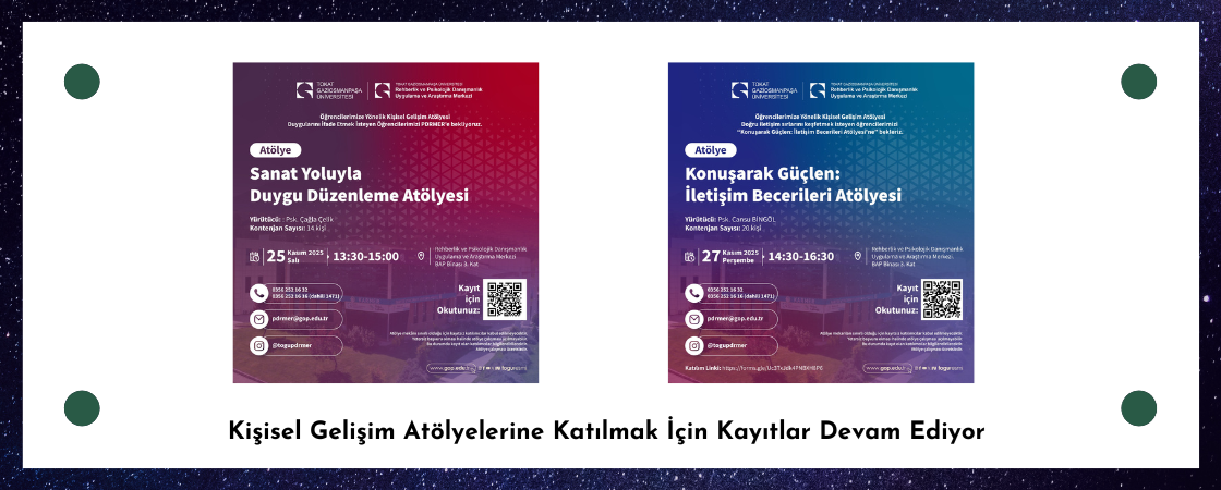 Kişisel Gelişim Atölyeleri